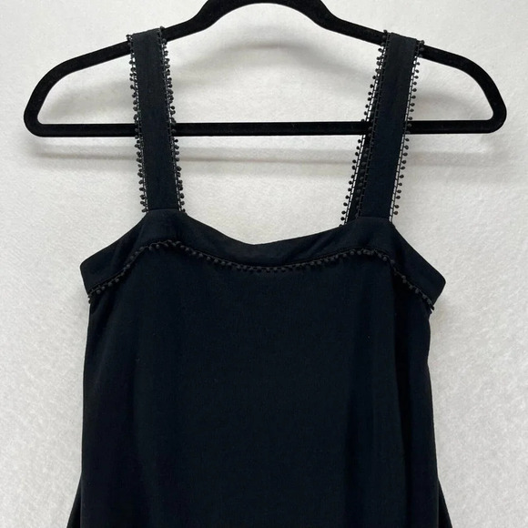 Juicy Couture Dress Size P Flapper Bow Pleated Hem Sleeveless Modal Black - Picture 3 of 10